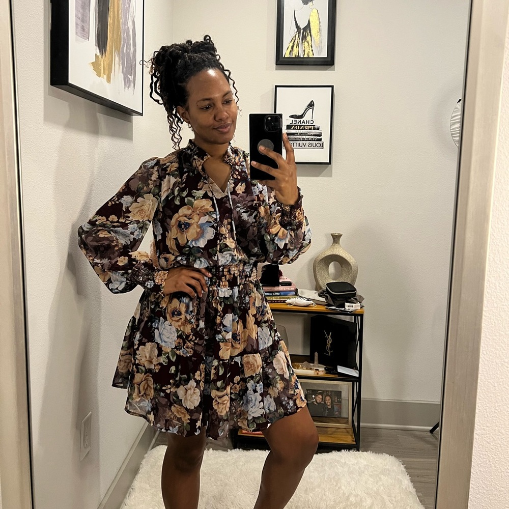 Halogen Floral Dress Nordstrom